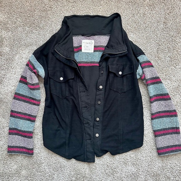 Free People Women's Small Shirt Jacket Shacket NICE - Picture 1 of 4